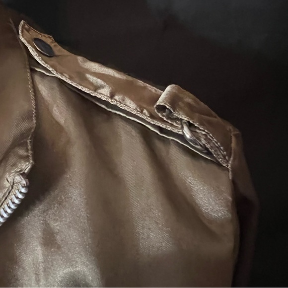 Cropped satin jacket by Mileage SZ S - Picture 6 of 8